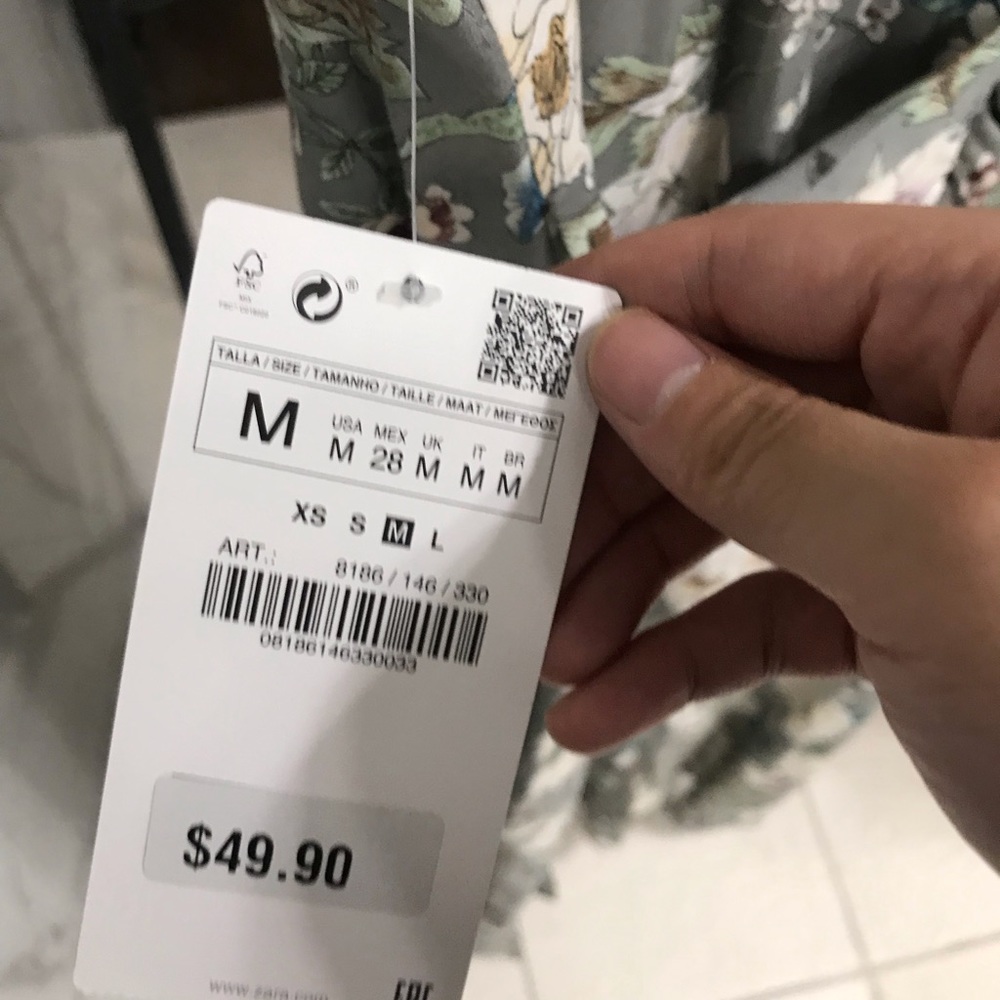Zara shirt dress